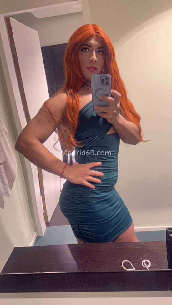 Michell, joven trans majísima. 627543156. Citas en MADRID, MADRID. www.madrid69.com.